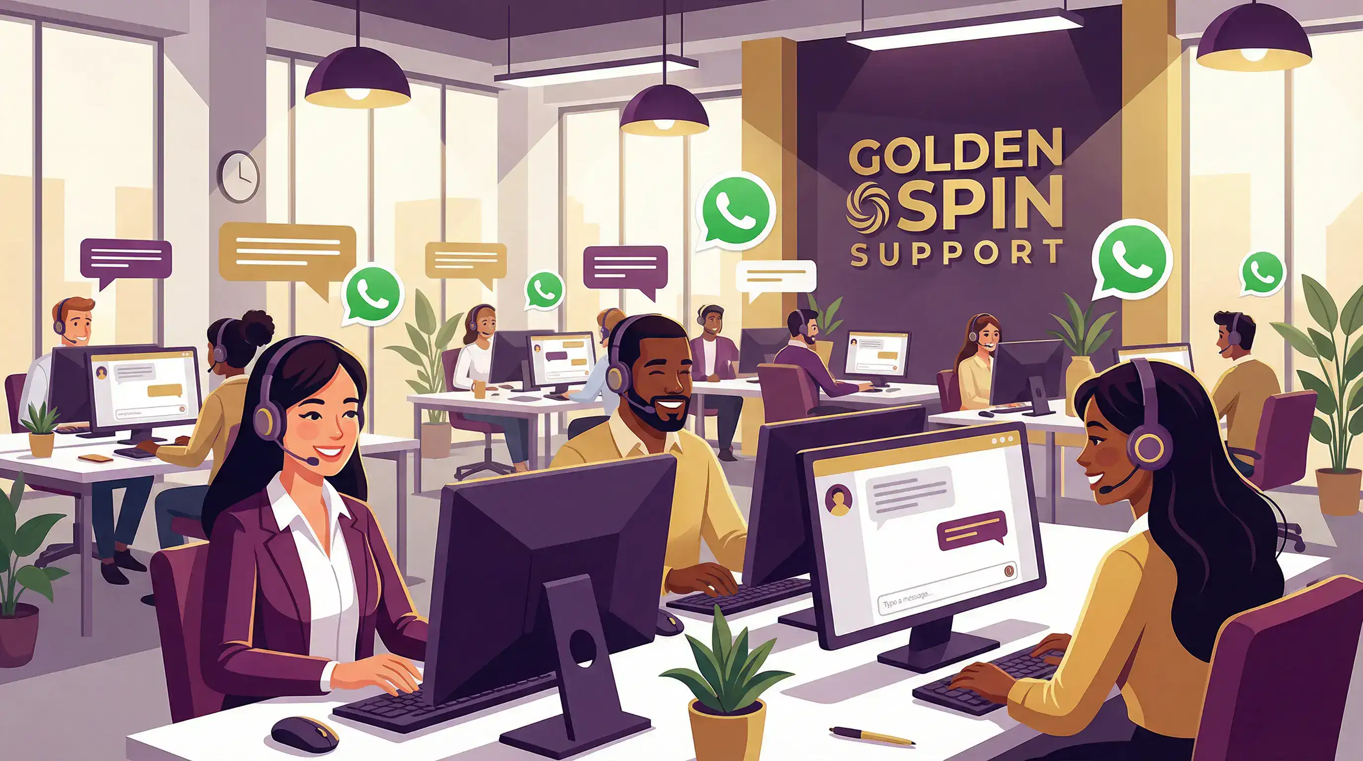 Equipe de suporte ao cliente luckbet